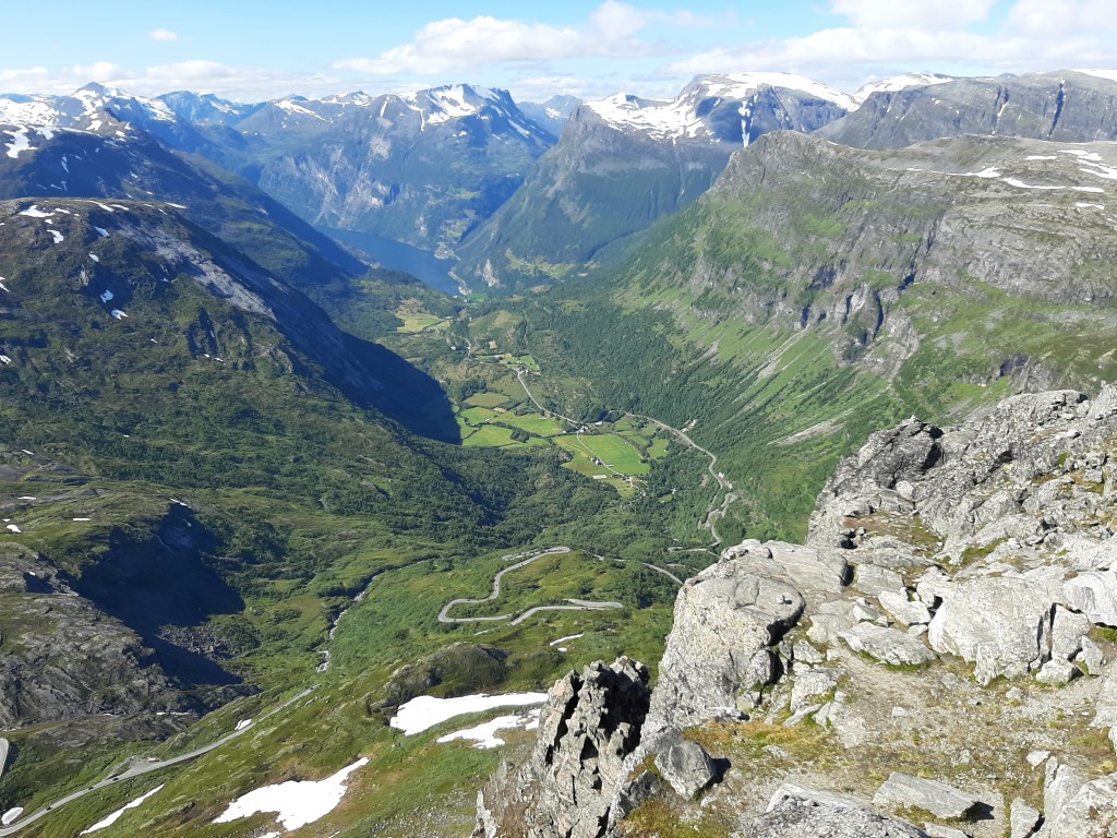 Utsikt fra Geiranger Skywalk
